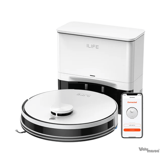 ILIFE A30 Pro Robotstofzuiger met Dweilfunctie – 5000Pa Zuigkracht, LIDAR Navigatie & Zelfleegstation